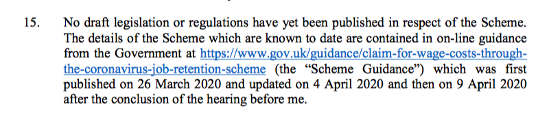 3/ 1st, it's the 1st judicial mention (as far as I know) of the scheme, which I guess of some interest itself. The Judge appears to share  #ukemplaw Twitter's longing for clarificatory legislation.