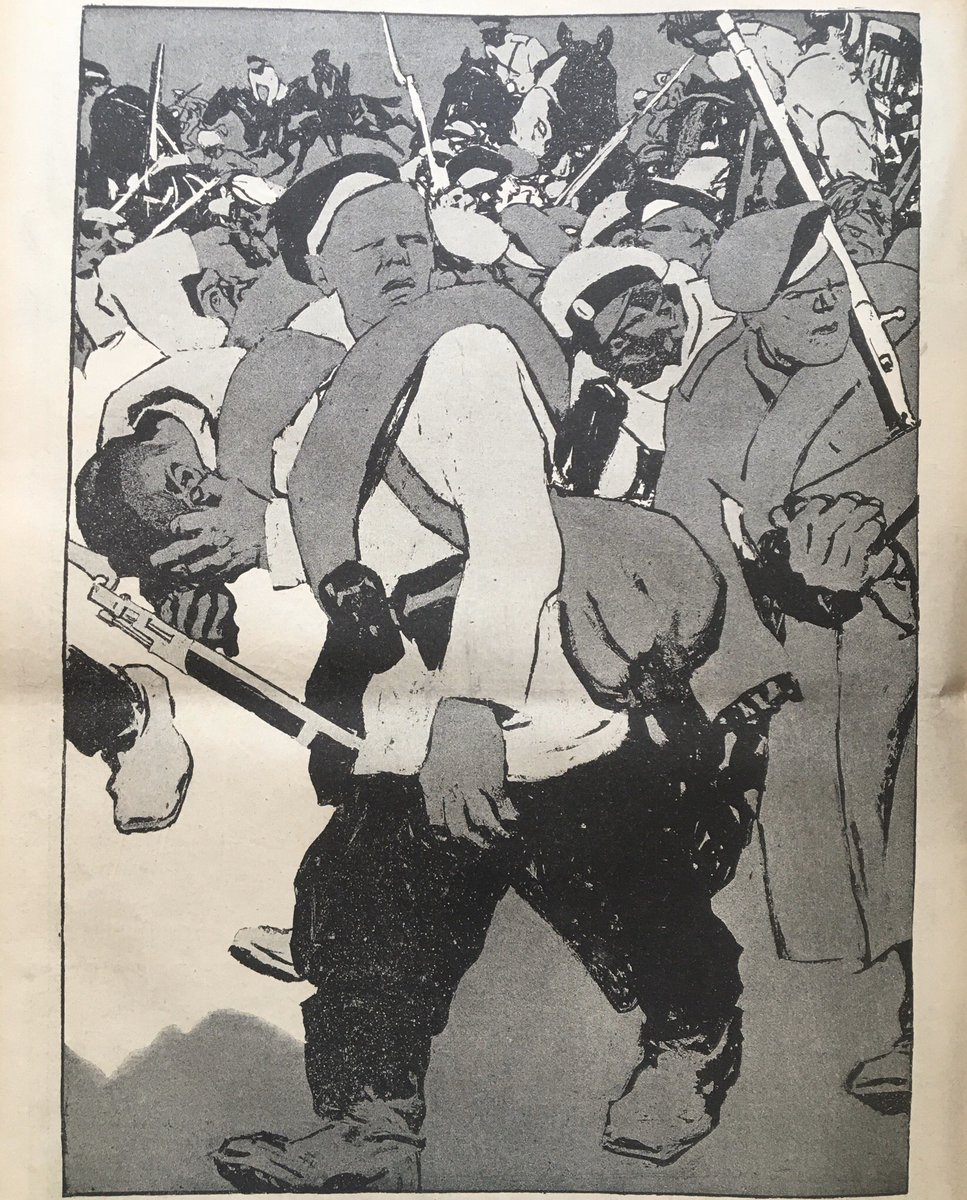 Eduard Thöny (1866-1950), cartoons / drawings for Simplicissimus on 1904 Russo-Japanese War.
(He's at the time anti military, then became nationalist with WW1 and finished as nazi supporter...)