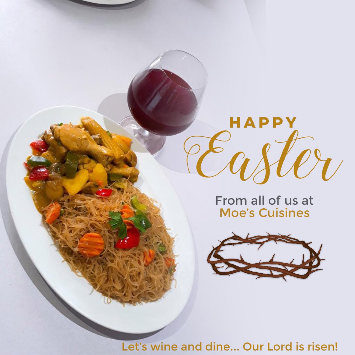 ChefMoe6's tweet photo. Hallelujah... the tomb is empty! Our Lord is risen!

Happy Easter everyone, please stay home and stay safe.
#vendorspage #EasterMonday #foodplater #chefmoe https://t.co/R4bMPowO8R