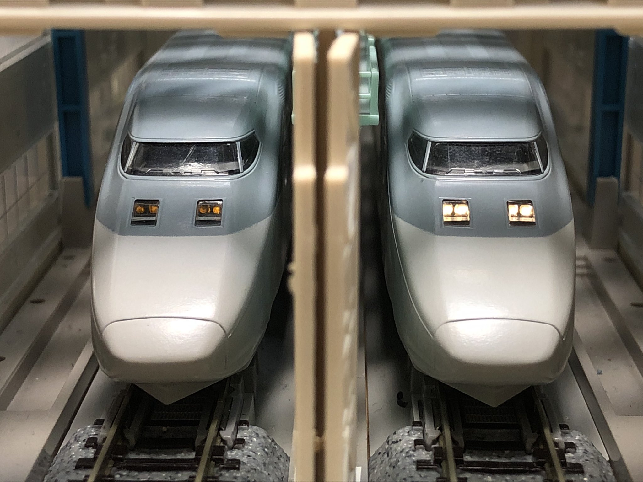 E1系Max旧塗装 ライト交換後 | 新幹線メインな鉄道模型