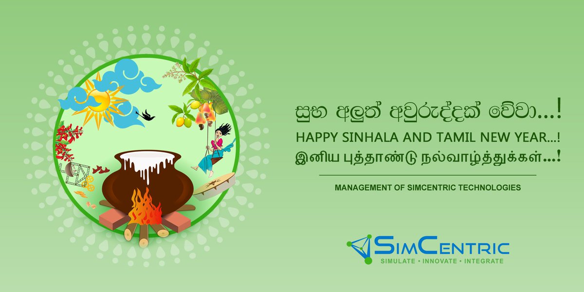 simcentricsl's tweet photo. Wishing you all a joyful and prosperous Sinhala & Tamil New Year.
.
.
#simcentric #simcentricsl #simcentricfamily #simctzen #avurudu #sinhalatamilnewyear #avurudu2020 #sinhalatamilnewyear2020 https://t.co/mBZ1CSYCy3