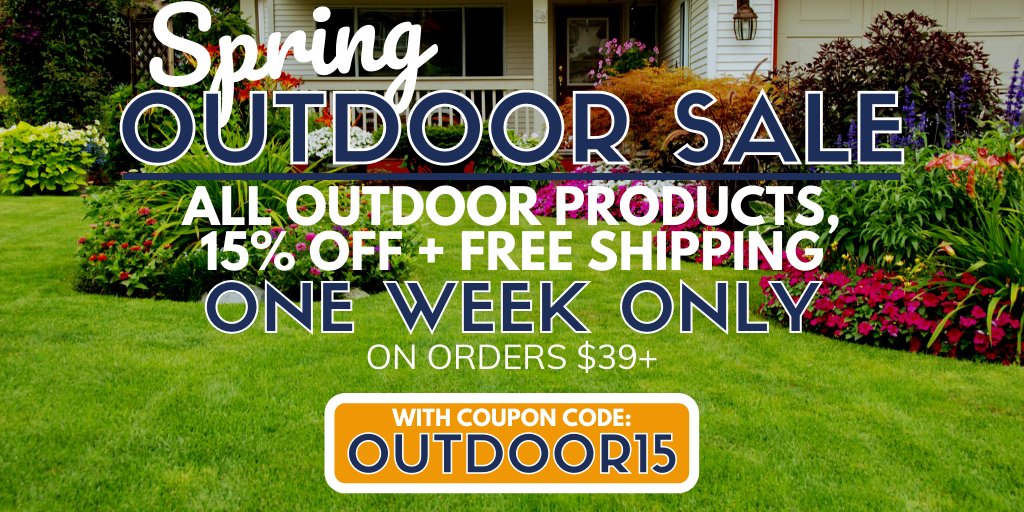 realcedarcide's tweet photo. Get started on your lawn care and have your yard ready to go for SpringβοΈπ» Take advantage of our Spring outdoor sale for a limited time! #sale #spring #cedarcide #outdoor #SpringTime https://t.co/AhvktIhqcH