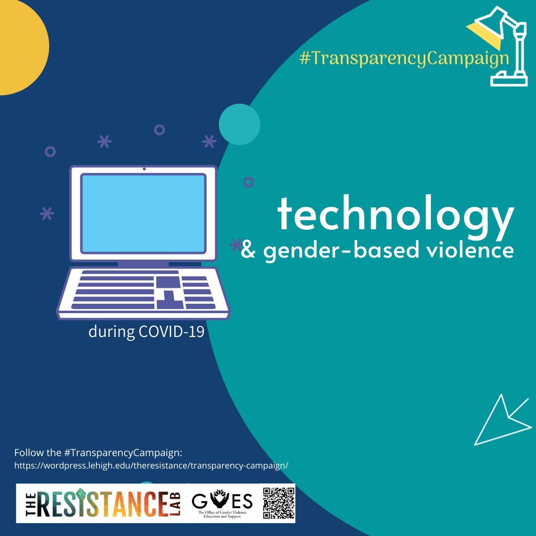 Resistance_Lab's tweet photo. This week for the #TransparencyCampaign we're focusing on a specific type of abuse that might be even more common during this time: Technology-based abuse.
#TransparencyCampaign #Technologybasedabuse #SexualAssaultAwarenessMonth #SAAM #GVES #TheResistanceLab https://t.co/jgFTS93bdS