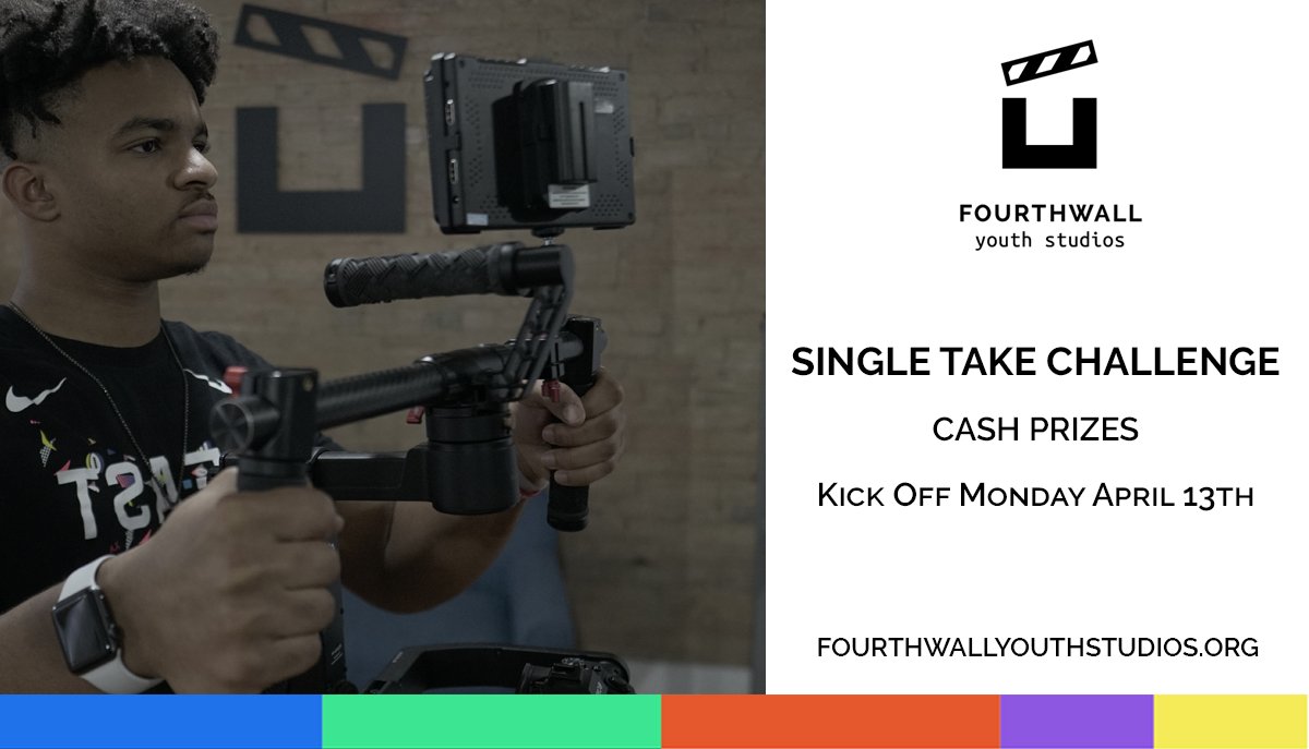 fourthwallcincy's tweet image. Stay at Home Youth Film Festival and free online film classes kick off tonight at 7 pm. See fourthwallyouthstudio.org for more info and to register.