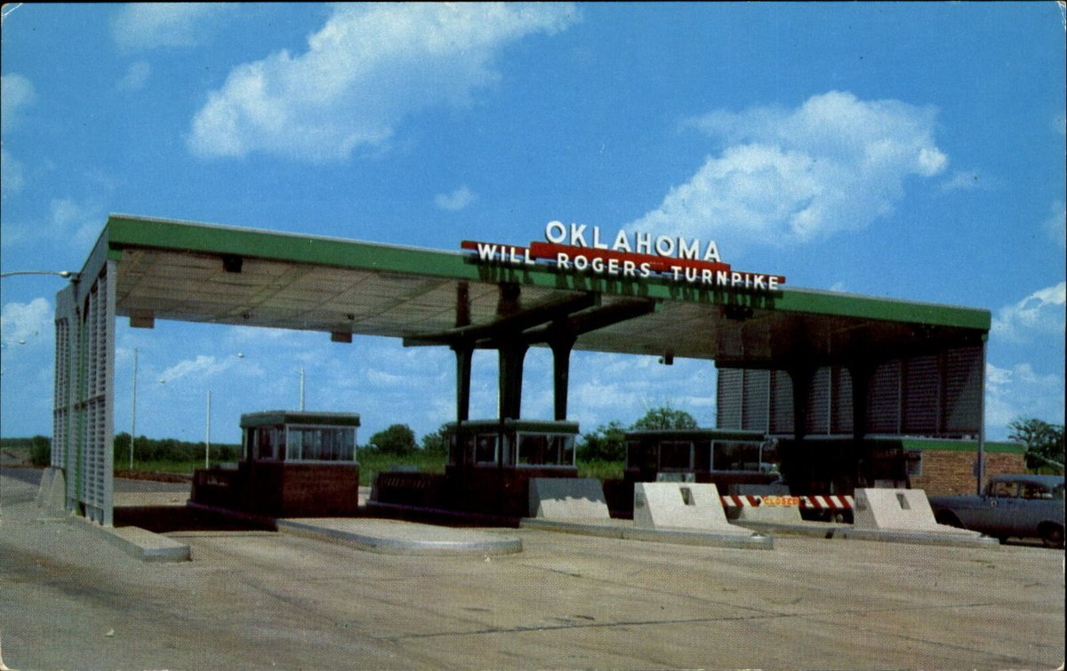DesolateCards's tweet image. Will Rogers Turnpike, Tulsa, Oklahoma.