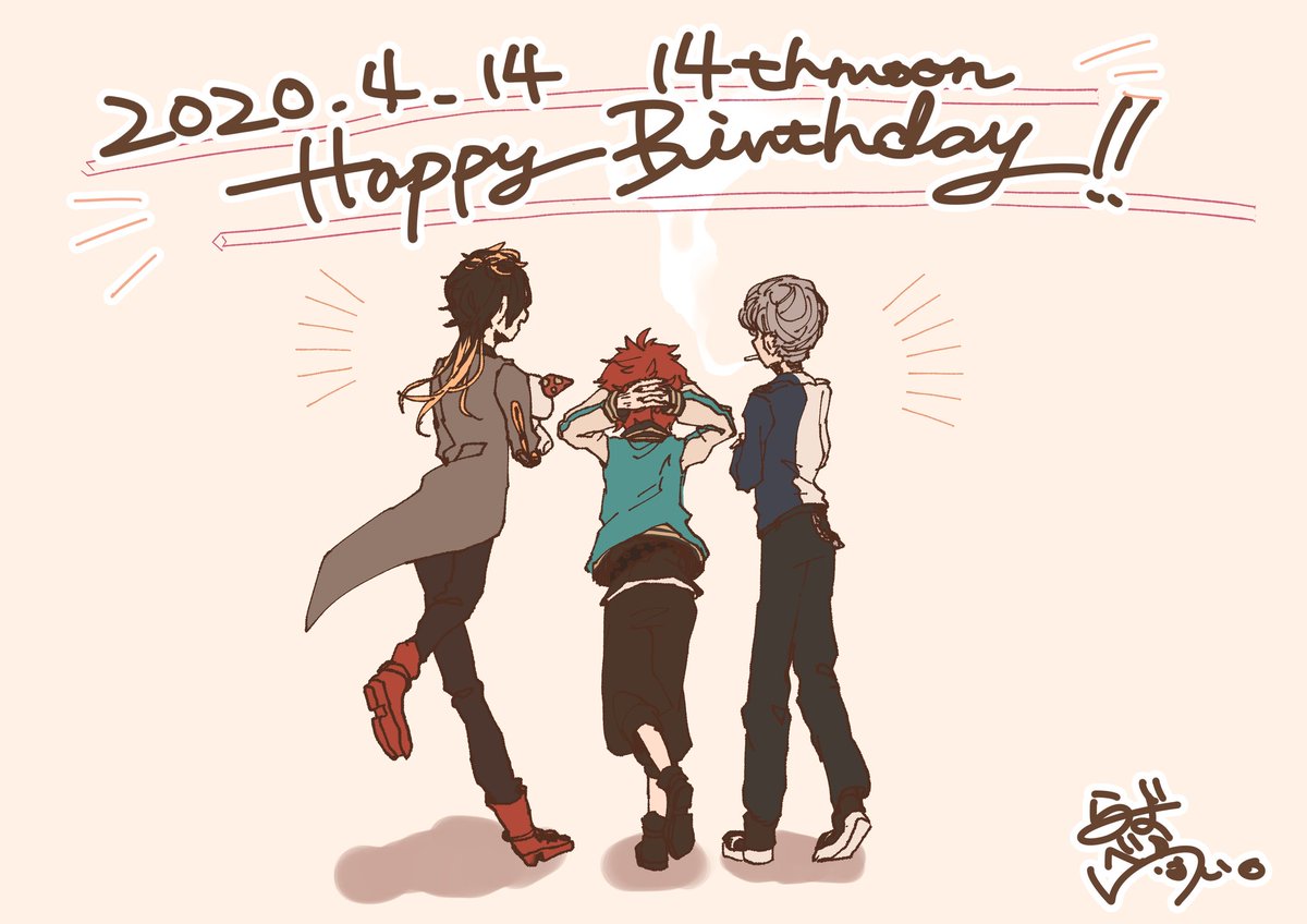 #四十物十四誕生祭2020
おめでとう～～～!!!!!???
幸せになってね☺️ 