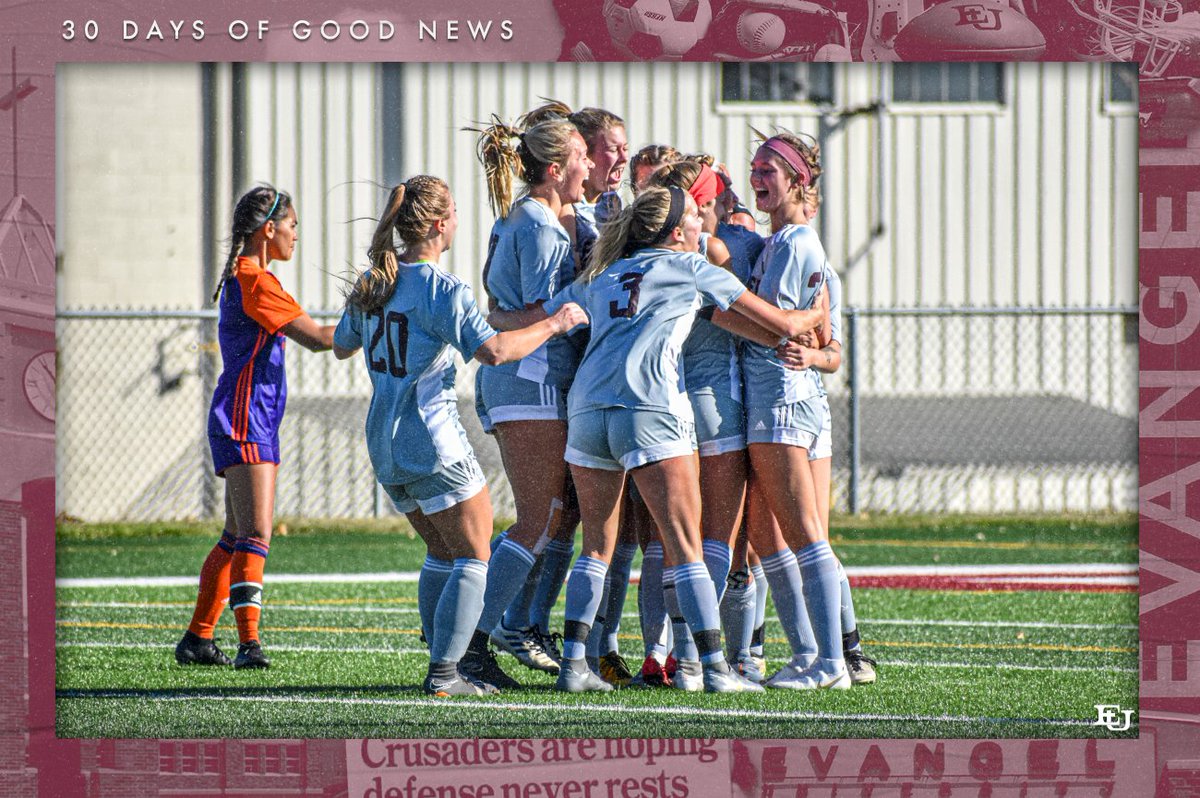 EvangelValor's tweet photo. 30 Days of Good News | Day 7: Postseason Triumph
On Nov. 9, Evangel Women's Soccer recorded its first ever playoff victory, a 2-1 win over Missouri Valley. Bianca Biffert and Amber Ellis each scored to add another memory to this record-setting season. #EU30Days https://t.co/DCAu7swVVM