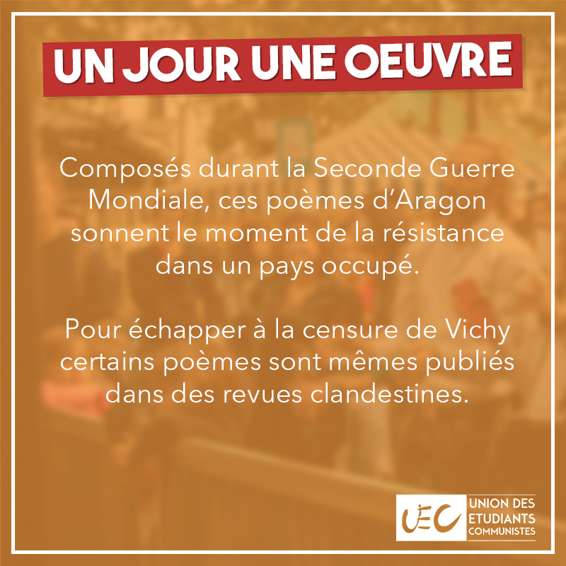 Dans cette période de confinement - qui malgré ce qu'on peut lire n'a aucun bon côté ! - il est parfois difficile de trouver comment occuper son temps libre. Les étudiant.e.s communistes espèrent donc vous donner des idées en partageant chaque jour une œuvre qui les a marqué 🤗📖