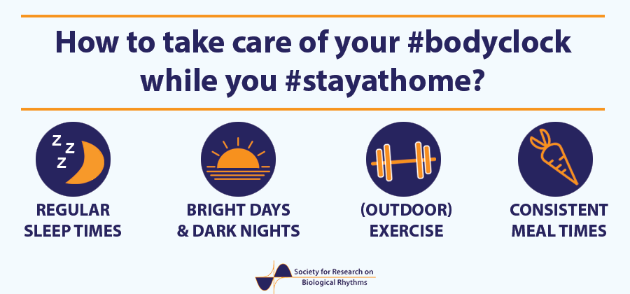 SRBR_Outreach's tweet photo. During this #COVID-19 pandemic, many of us #StayAtHome & spend an increased amount of time #indoors. Maintaining a consistent & robust #circadian rhythm is important for #sleep, #health & overall #wellbeing, but can be challenging during these times. Some expert info & tips👇1/12 https://t.co/xblmzDkDJO