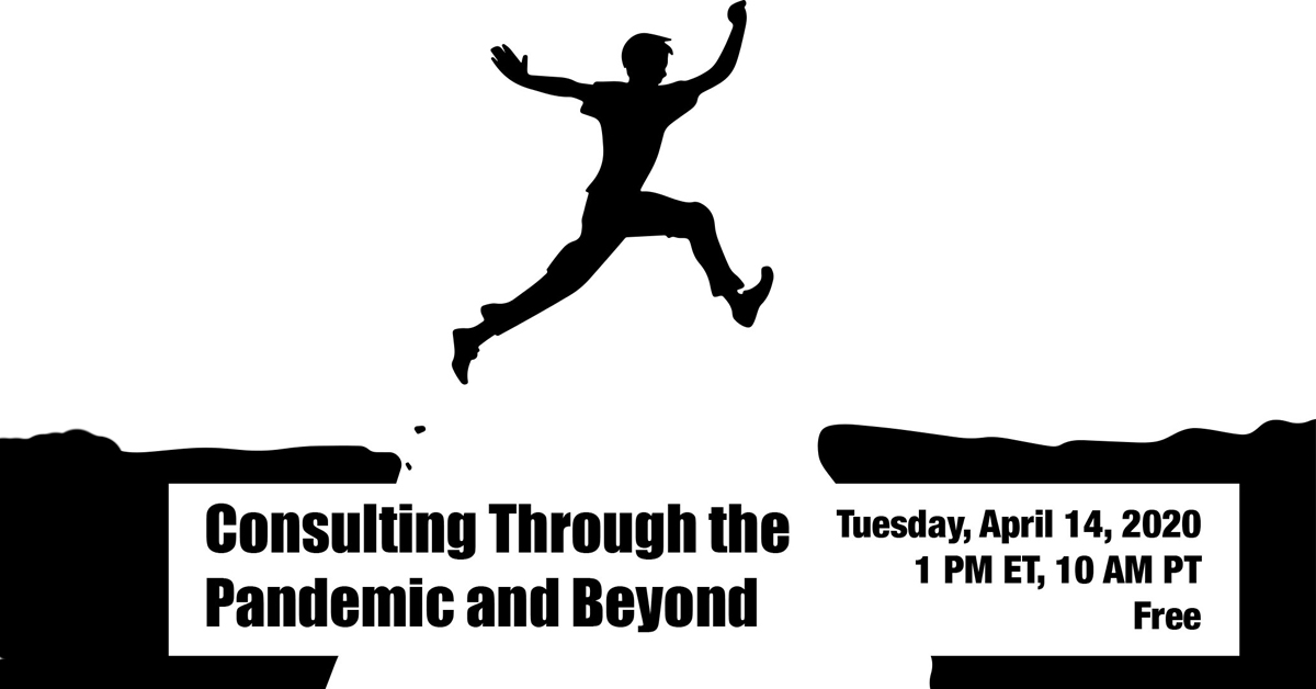 ceotransitions's tweet photo. “Consulting Through the Pandemic and Beyond," a panel of veteran consultants will share lessons learned from navigating the Great Recession of 2008-2009. Free. Tomorrow, 4-14-20 @ 1 PM EDT. INFO: https://t.co/h4anLDaKgN REGISTER: https://t.co/6WXMSelJqn https://t.co/t1E2yO5ebZ