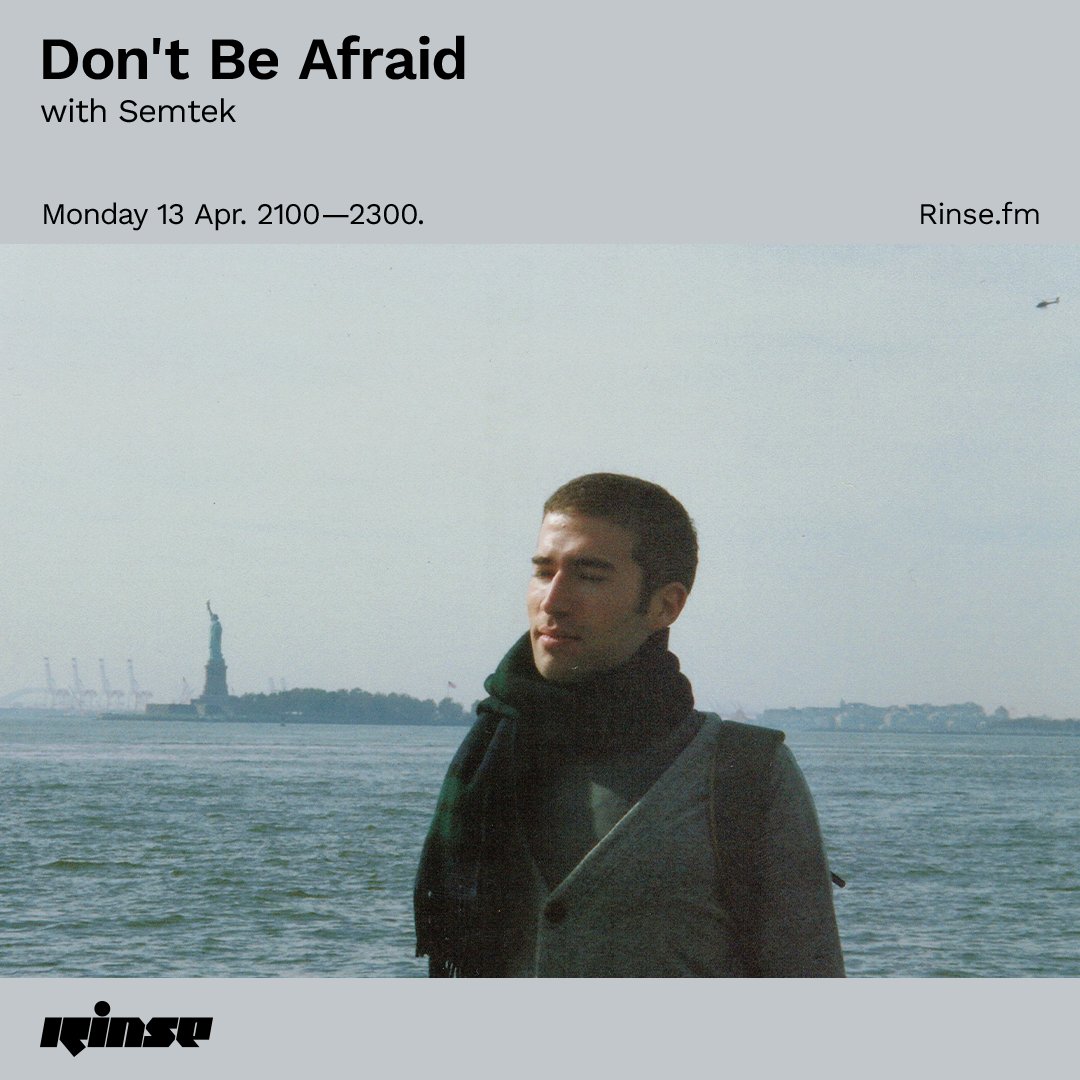 RinseFM's tweet photo. Up next is @dontbeafraid with #Semtek on https://t.co/Q0ed1ktSEG &amp; 106.8FM

#RinseFM https://t.co/cTltublFxj