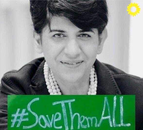 <a href="/berivan_aymaz/">Berîvan Aymaz</a> ist Grüne Landtagsabgeordnete aus NRW. Sie ist Menschenrechtlerin und unterstützt auch #SaveThemAll- Zor spas! Vielen Dank! 
TR - Berivan Aymaz Alman Yeşiller Partisi Kuzey Ren Vestfalya Eyaleti Milletvekili bize de Köln sehirinden destek gönderiyor!
#SaveThemAll