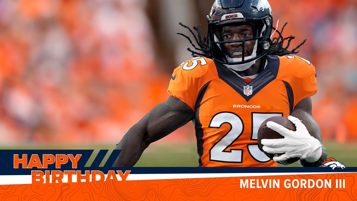 Broncos's tweet image. HBD, @Melvingordon25! ⚡️

RT to help us wish the new guy a good one.
