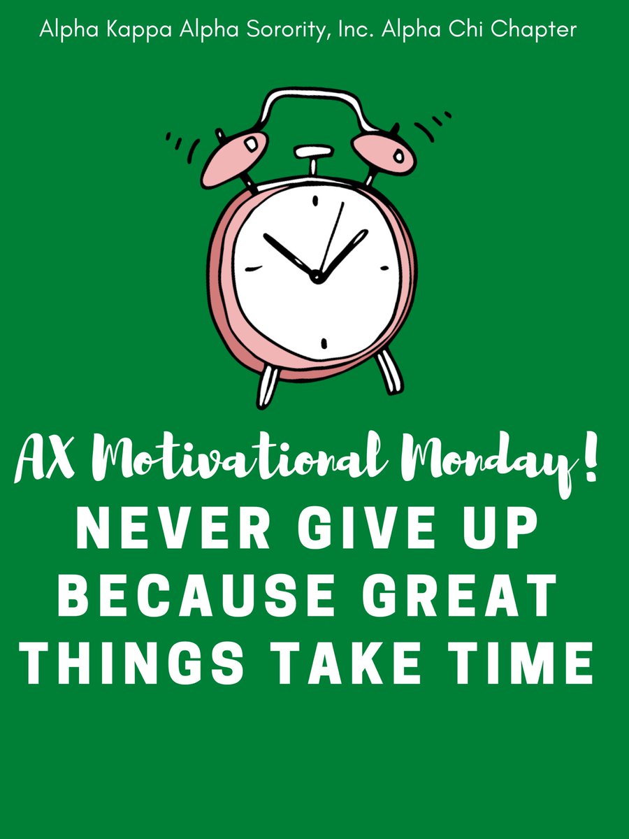 AXtra1932's tweet photo. We know It maybe hard to stay focused during the quarantine. No worries, Alpha Chi has you covered with motivational quotes to start your week off with some positivity! 📝
#NCCU #AKA #AKAUAC #AKAUG #AKAMAR #AKAMidAtlantic #AKA1908 #HBCU https://t.co/TDRPx3rNBO