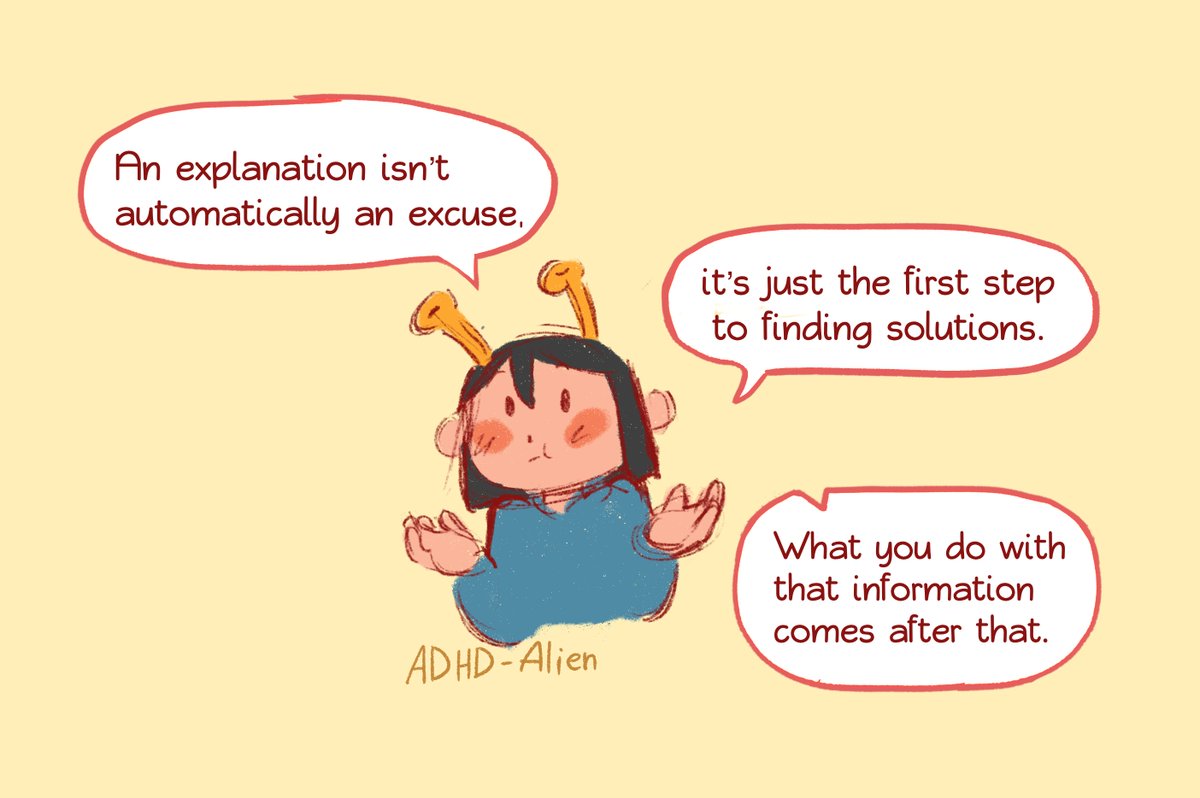 An explanation isn't automatically an excuse, it's just the first step to finding solutions.