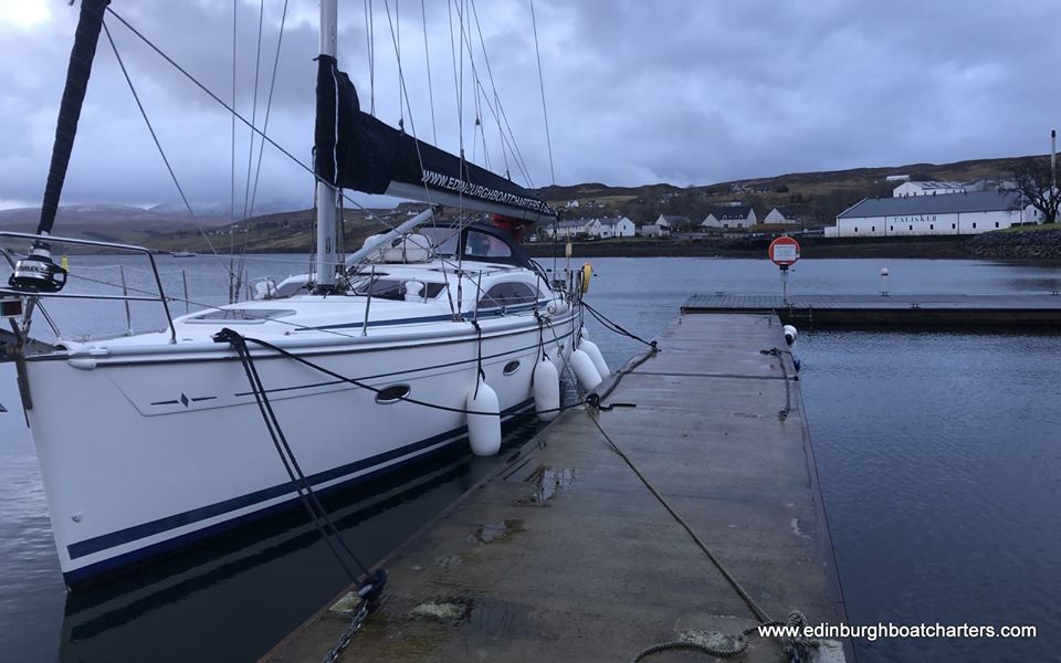 Edinboatcharter's tweet photo. Whilst on lockdown we are reflecting back on our circumnavigation of Skye just a month ago - Talisker Distillery, a welcome sight!

#IsleofSkye #Carbost @TaliskerWhisky #sailing @sailscotland #VisitScotland #adventure https://t.co/PXzBDxJZWm