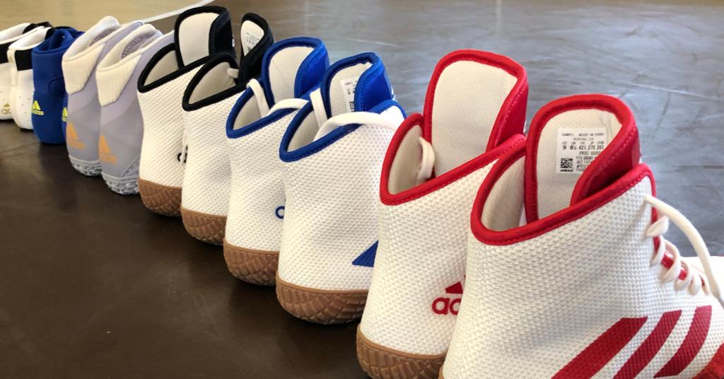 Anxiously awaiting mat time. 
#wrestling #adidaswrestling #wrestlingshoes