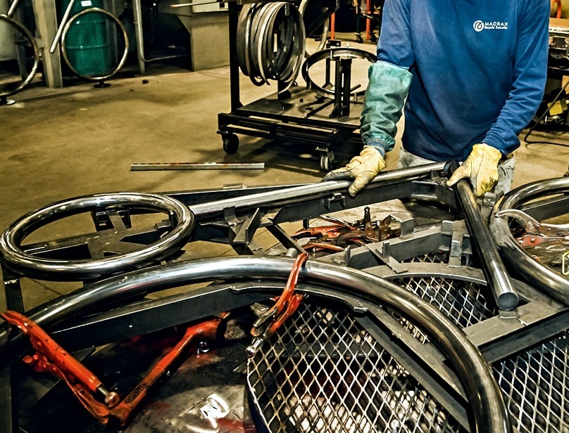 madraxbikeracks's tweet photo. Hand-crafted on Manufacturing Monday (and every day)! High-quality, secure bike racks that also enhance the appeal of your space rather than hinder it's appearance are what we strive for! #manufacturingmonday #manufacturing #madraxbikeracks #howwemakeit #bikeracks #bikeparking https://t.co/xDfECx2VFm