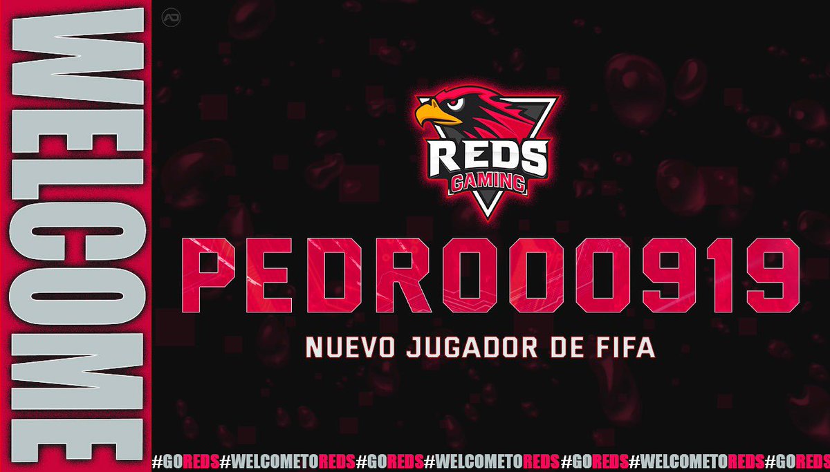 Constantí eSports (@consesports) on Twitter photo Hacemos oficial la incorporación de <a href="/Pedrooo919/">Pedrooo919</a>. GK que vendrá a defender la portería del equipo con una amplia experiencia en grandes equipos.
#WelcomePedro
#GoReds🔴🦅 Hacemos oficial la incorporación de <a href="/Pedrooo919/">Pedrooo919</a>. GK que vendrá a defender la portería del equipo con una amplia experiencia en grandes equipos.
#WelcomePedro
#GoReds🔴🦅