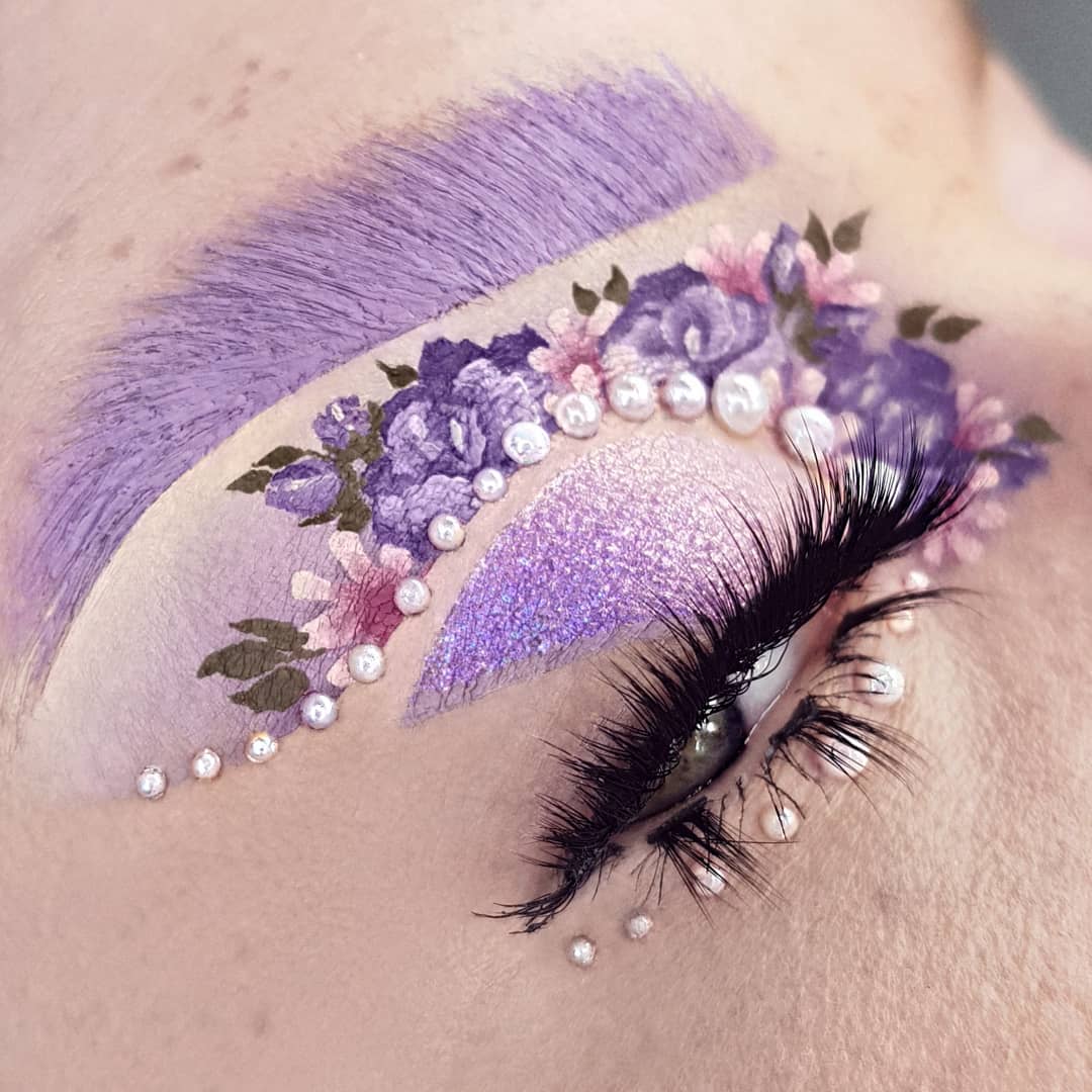 💜 Lilac Pastels Palette &amp; Melted Shadow in 'French Lace' from <a href="/hudabeauty/">Huda Beauty</a>! 'Hunni' Lashes from <a href="/ColourPopCo/">ColourPop Cosmetics</a> 💫💜 #hudabeauty #colourpopme #colourpop