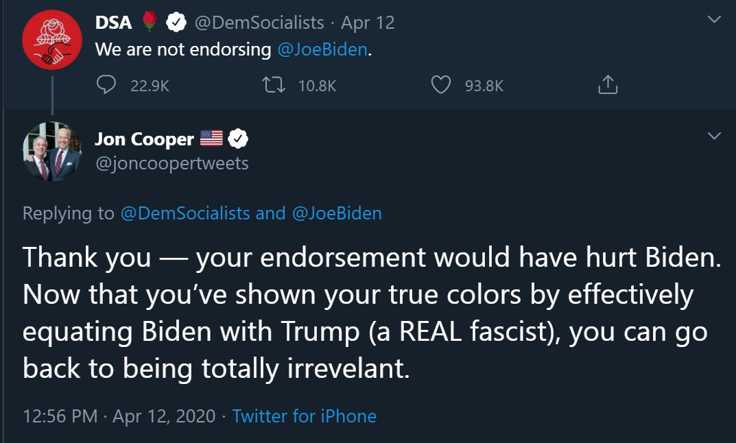 Here's where Pooper, who is leader of the Democratic Coalition (formally known as the Keep America Great PAC - you know because everything in this country was perfectly fine before 2017) that houses grifters like Dworkin and Lerner, chimes in.