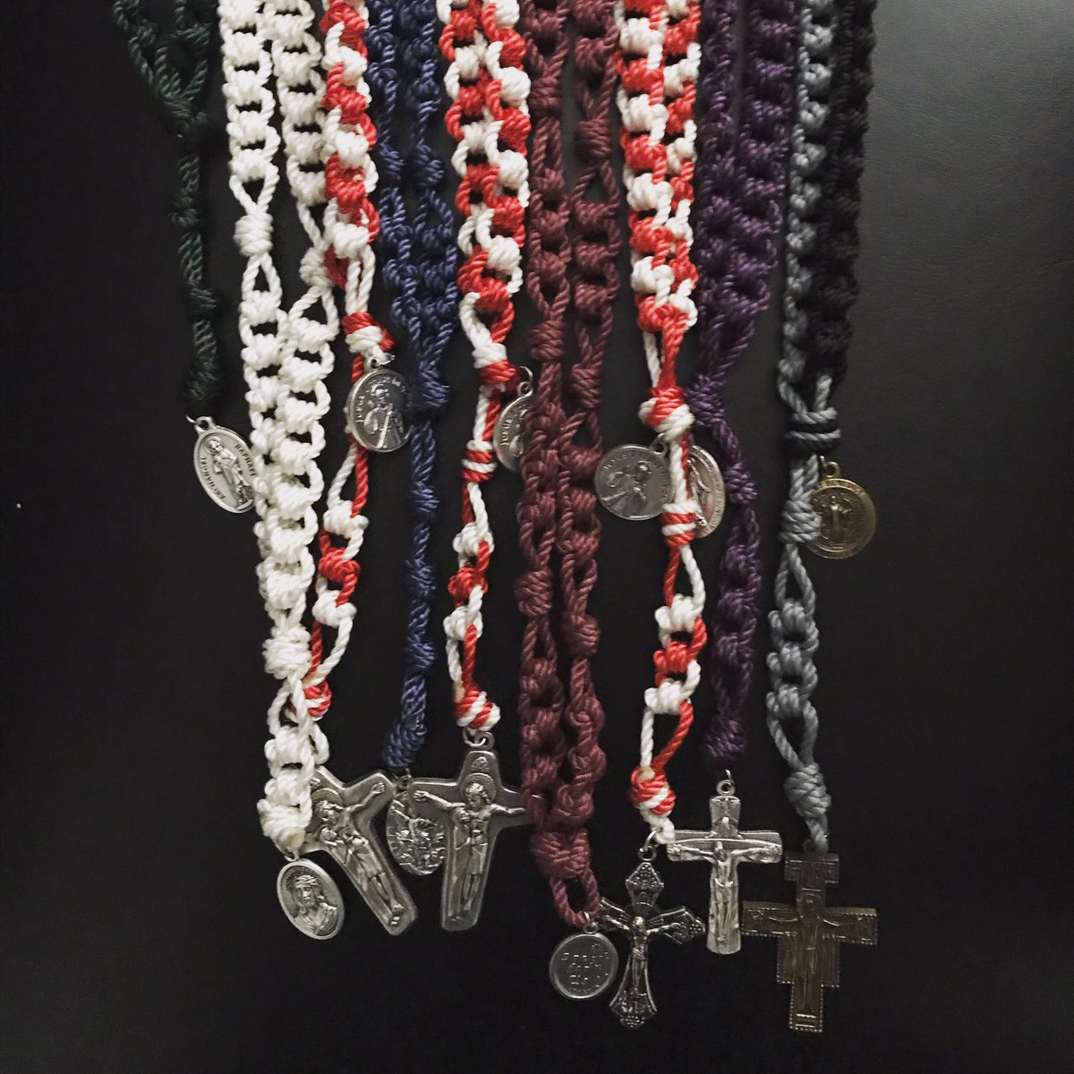 JesusHeals247's tweet photo. Rosaries and chaplets ready to be mailed out tomorrow! #RosaryADay #NunFun #Easter https://t.co/Ys8yEN7IQT