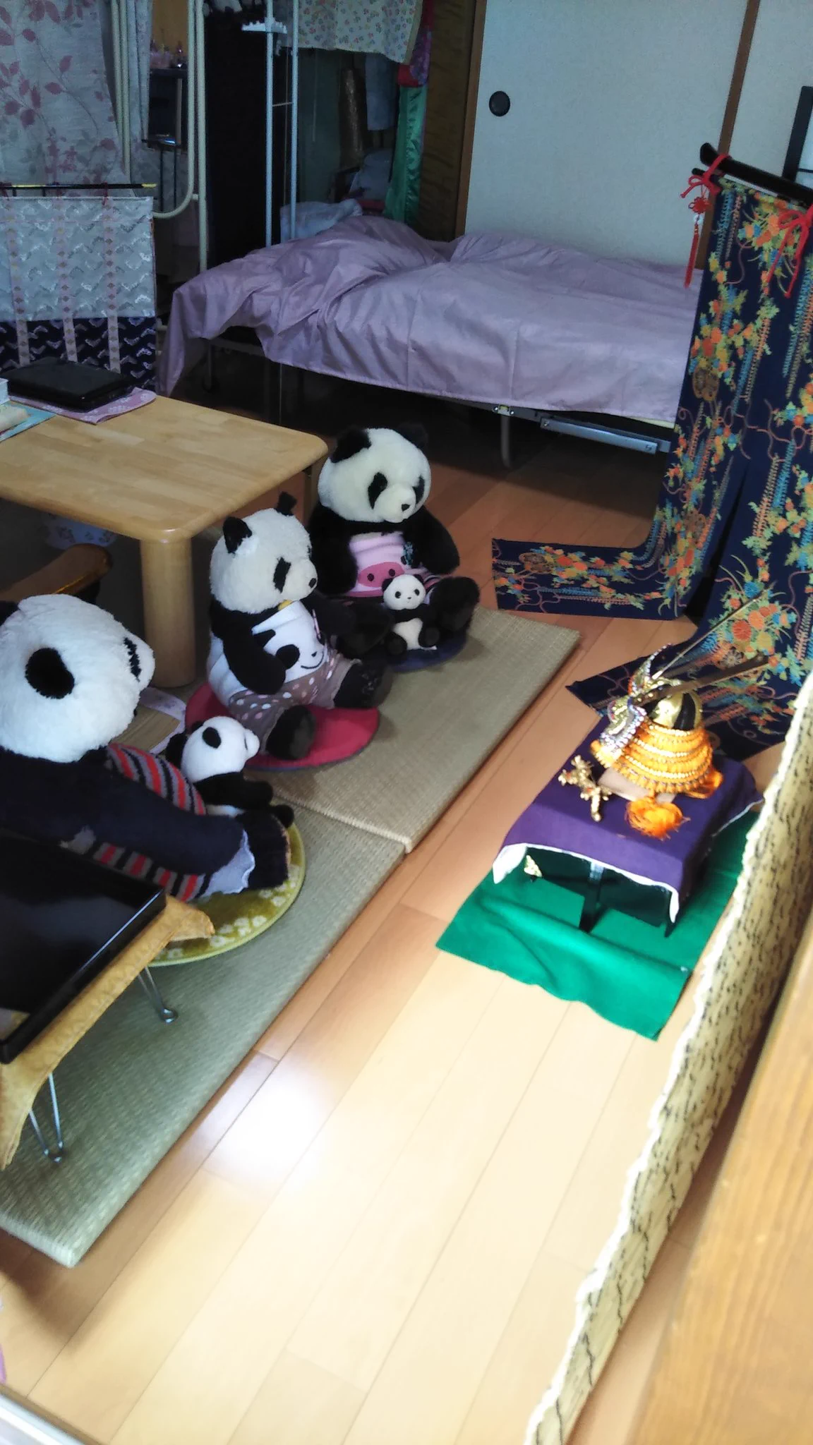 @rita_sia22 我が家の🐼ちゃん達はそんなに大きくないですが、全部で5匹おります🎶 