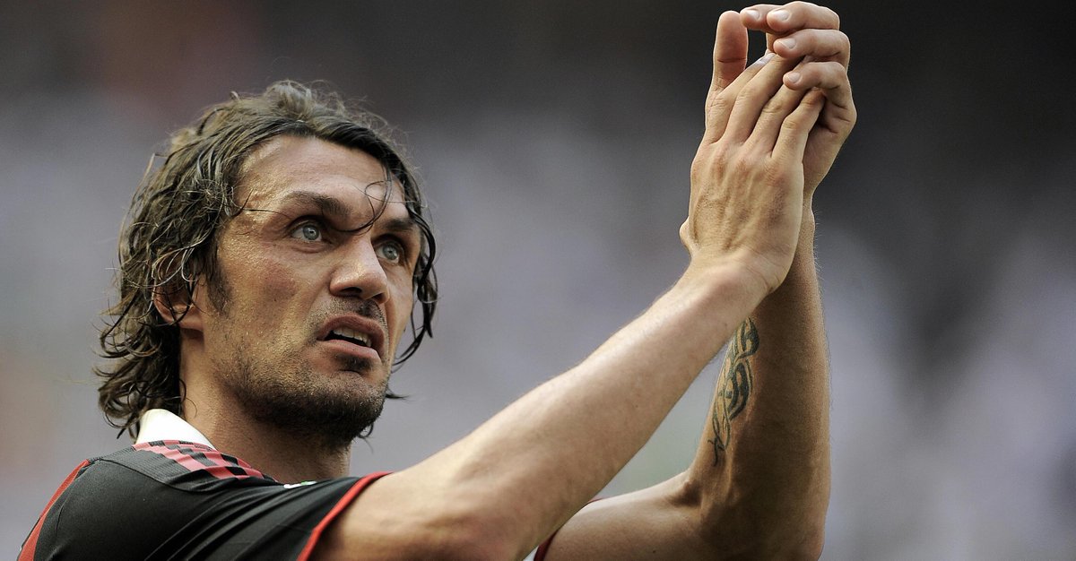 Paolo Maldini played a record 902 matches for AC Milan, and is considered one of the greatest defenders of all time. During his 25-year career, he won seven Scudetto titles, five Champions Leagues and four UEFA Super Cups. A Rossoneri legend.