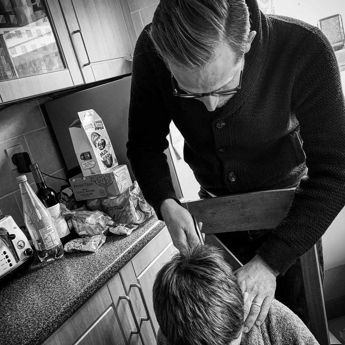 NmburgeEdu's tweet photo. Cut the boys hair, made my rainbow and knocked out the SIP for 2020/21...I clearly do my best work when the sun's out and my inbox isnโt in meltdown! #ASDclassroom #dad #headship https://t.co/IsFZTntp8u
