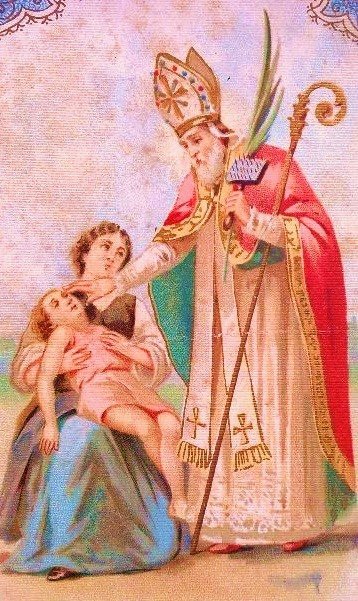 There's a festivity in Euskal Herria called ((("San Blas"))) (Saint Blas), whose objective is to rememorate the bishop and medic, to whom it has been attributed the miracle of healing illnesses of the throat, "since he saved a child of choking to death with a fish's bone".