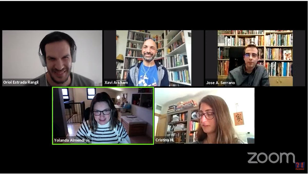 COMIC_bcn's tweet photo. 👨🦰👨🦰👨🦰
👩👩
¡Damos paso a la mesa redona sobre cómics infantiles y juveniles! 📚🙌
Con @crhomlag , @CapitanUrias , Yolanda Almendros ( @bibcanfabra ) y José Antonio Serrano ( @guiadelcomic ) https://t.co/b3xHNgaS55