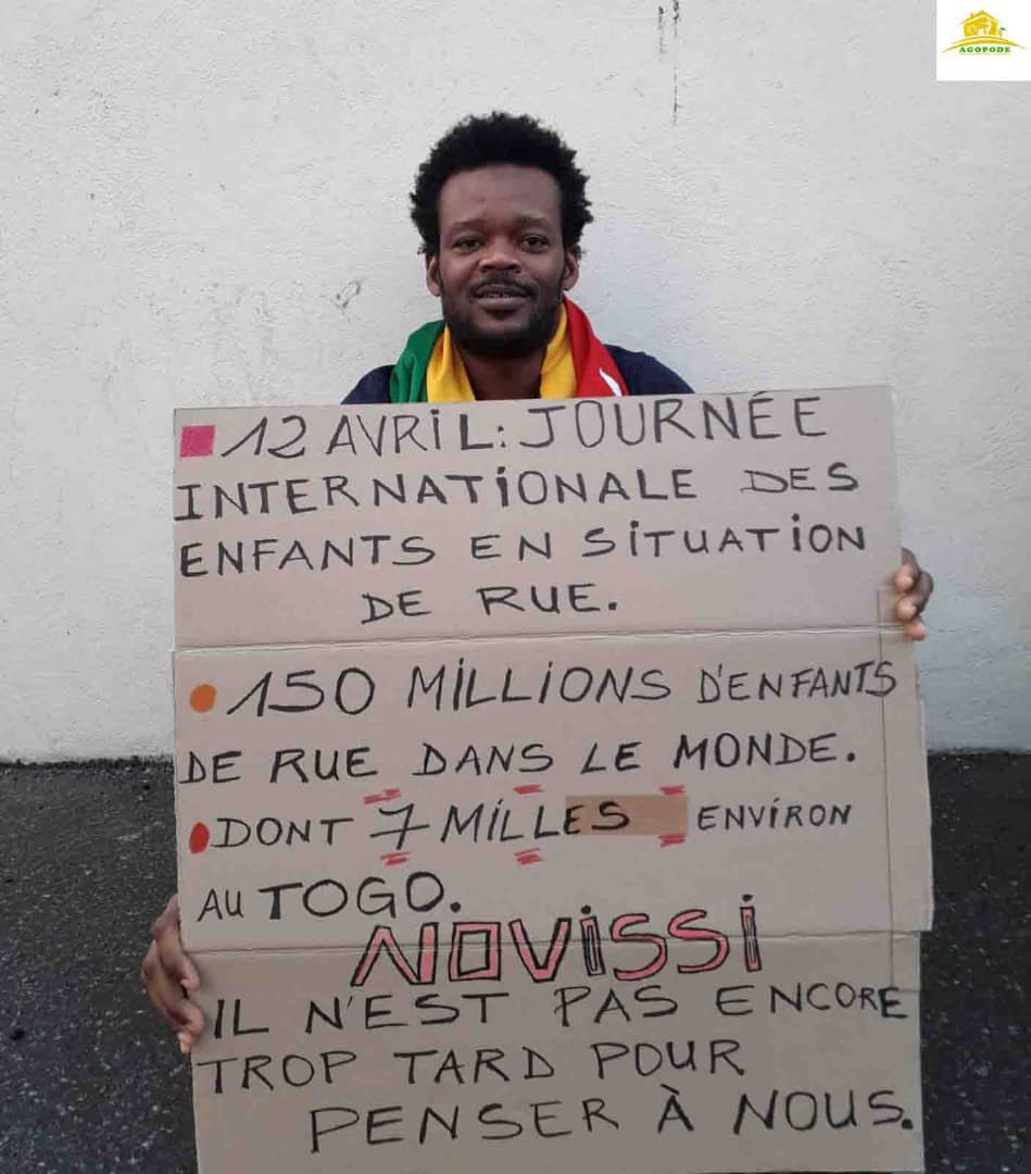 #AGOPODE
#12Avriljournéeinternationaledesenfantensituationderue.
#Novissi
#Codiv19
#Lesourireestencorepossible