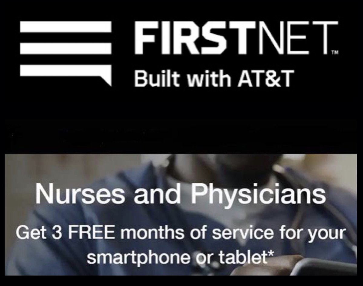 Existing AT&amp;T customers quality if they switch to Firstnet. 
Also AT&amp;T has a $15/month plan for consumers facing hardship. 
Please share!!!
#lifeatatt #onefla #proudEmployee <a href="/JayleneM_/">Jaylene</a> <a href="/efrenfavela/">efrenfavela</a> <a href="/jrluna11/">JR Luna</a>