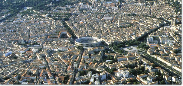 but the imprint of the legacy of the Roman Empire: Nimes was founded by Augustus Caesar, Arles was rebuilt by Constantine as the "Little Rome of the Gauls," (Ausonius), and the region was marked by being the oldest Roman provinces outside of Italy. 6/