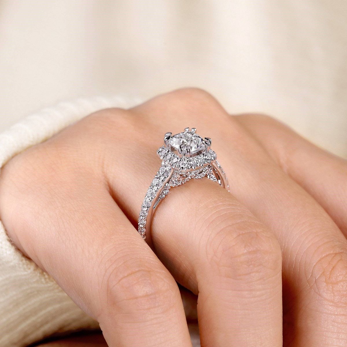 StuartJewelry's tweet photo. Gabriel Cushion Cut Halo Engagement Ring  💎 Call Us: https://t.co/OSpmN4HySU #GabrielCoRetailer #GabrielNY https://t.co/vWhkORFJHa