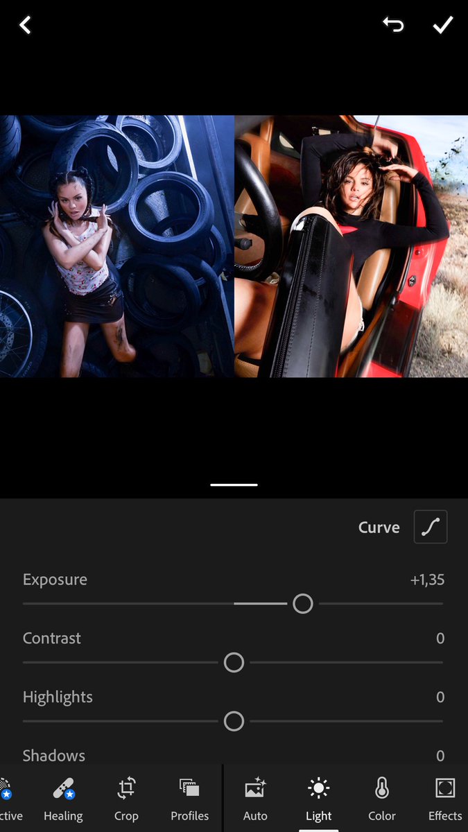 most of y'all don't study photography but likes to talk SHIT and it shows:see how A & B have different brightness even though I edit them with the same EXPOSURE?? BEFORE        AFTER