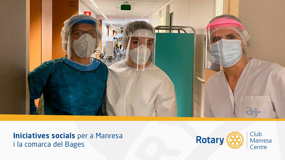 Més pantalles entregades de porexpan i material bàsic divers a entitats, organismes, hospitals i residències del Bages, en aquest cas a l'equip <a href="/althaiamanresa/">Fundació Althaia</a>.

Coneixes alguna mancança de material bàsic? Junts ho podem aturar! #rotarymanresacentre #emquedoacasa