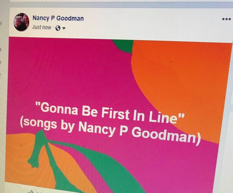 NancyG43's tweet photo. "First In Line" (songs by Nancy P Goodman)
https://t.co/Ki4412XBc5 https://t.co/YeZfJpP1oM