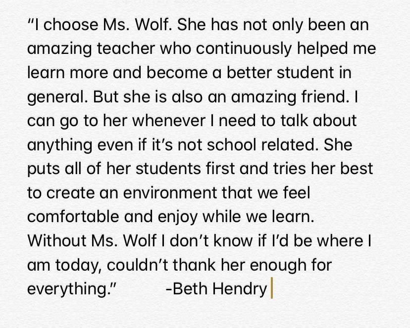 FMSoftball's tweet photo. @Wolfram1215 @FlowerMoundHS  Thank you, Ms. Wolf!! https://t.co/MODSxjzMUm
