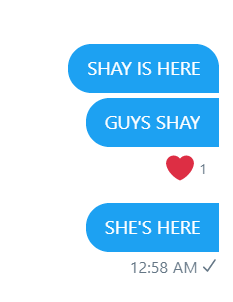 Shay!  And a threat?