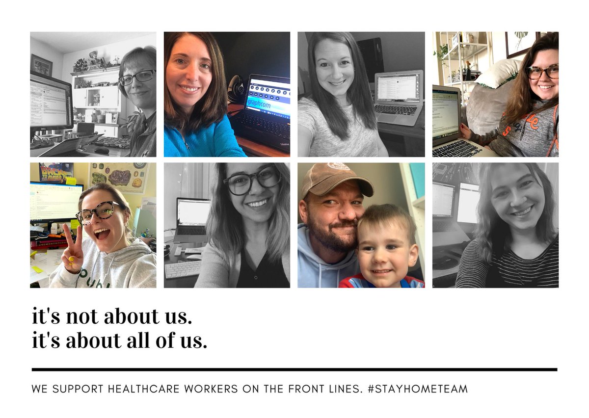 graphcominc's tweet photo. Our creative crew is proud to join the #stayHOMEteam with our friends at @AHNtoday. Sheltering in place is the best way to support healthcare workers on the frontlines of #COVID19. Stay home and stay healthy! #PoweredbyGraphcom #ClientLove #Coronavirus #StayHome https://t.co/29z1ibLKRu