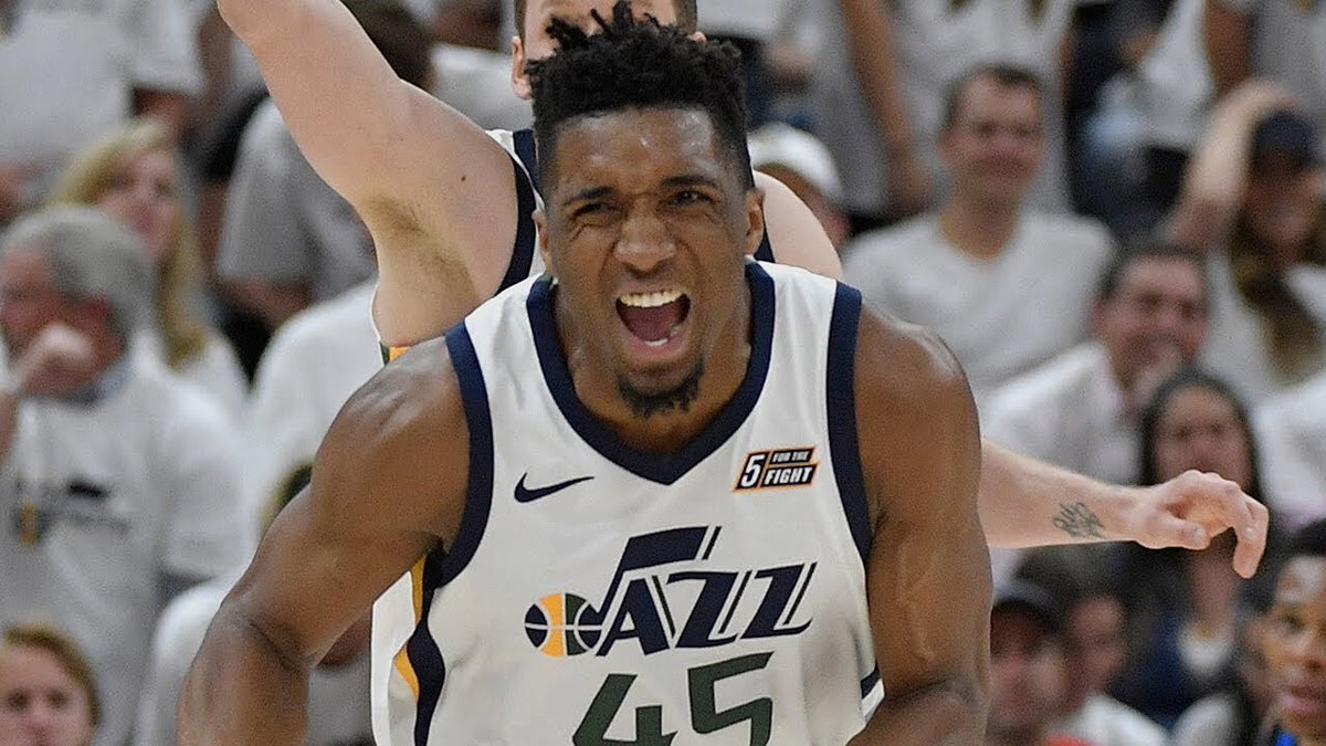 Donovan’s final stat line against the Thunder in the first round:29 points3 assists7 rebounds2 steals1 block46% FG36% 3PT92% FTJazz win 4-2