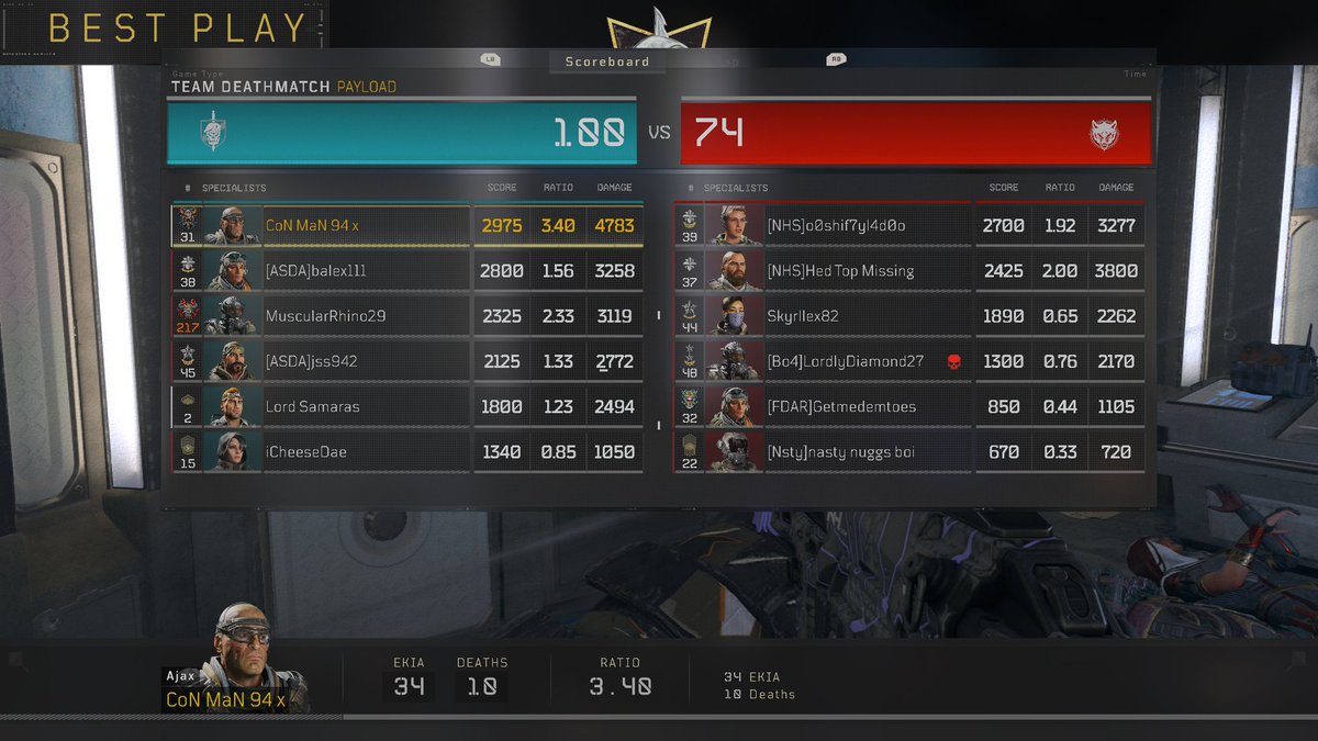 Connor_Claydon's tweet photo. First Game Back! #CallofDutyBlackOps4 #XboxShare https://t.co/KKZXRDI0KH