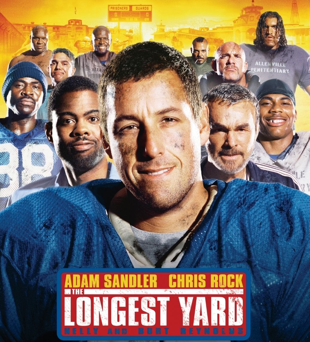 sideline_cut's tweet photo. Your bank holiday sports movie is The Longest Yard!! One of Adam Sandlers finest!! #thelongestyard #americanfootball #nfl #movie #sportsmovie #movieoftheday #thesidelinecut https://t.co/wRLWYOwvoT