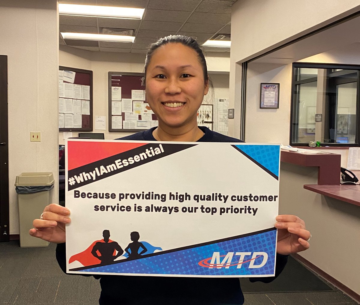rideMTD's tweet image. MTD employees are #Chambana's unsung heroes - getting people where they need to go for essential needs every day. Take a look at some of the reasons why your local transit workers are essential. #WhyIAmEssential