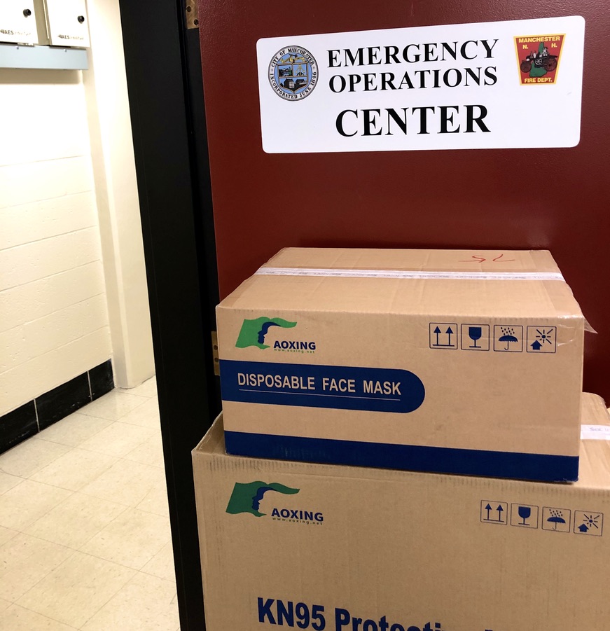 2,000 N95 protective masks and 3,000 surgical masks are now at the Manchester Emergency Operations Center, thanks to a generous donation from <a href="/SoClean/">SoClean</a>. 

These masks will be given directly to employees on the front lines of this pandemic.