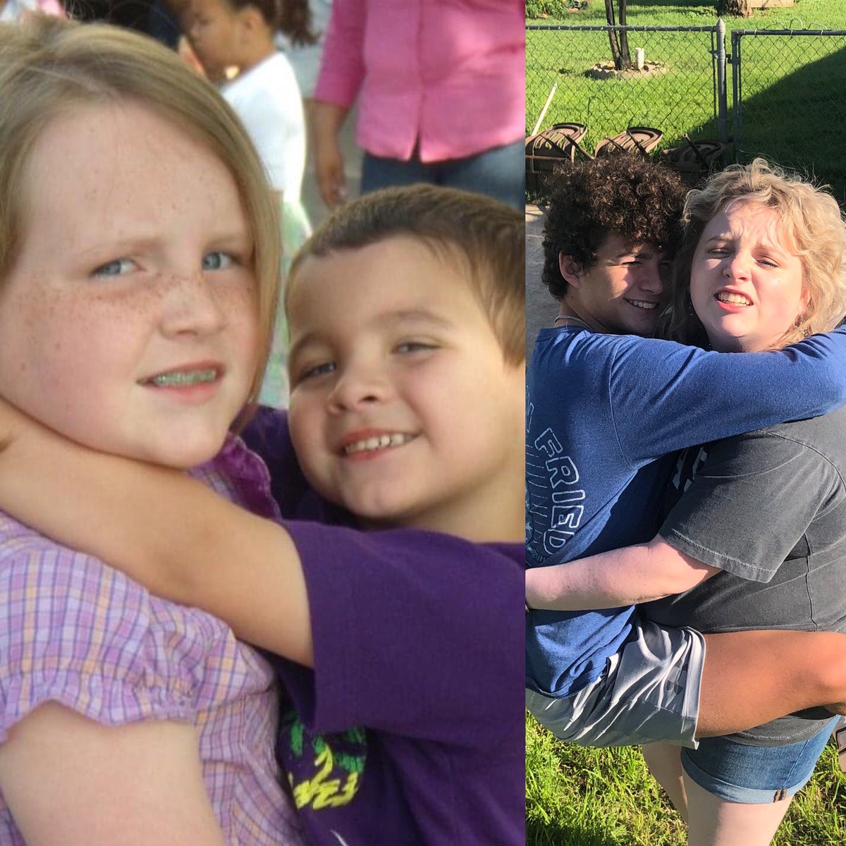 tiffany_MZST's tweet photo. These two make me smile!  They’ve changed just a bit #siblinglove https://t.co/TPzYcGpaFK