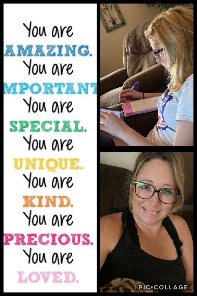 Maddie and I working in our pajamas today for <a href="/CHSCanes/">Citrus High School, Inverness, FL 🌀🌀🌀</a> Kindness Week. #onehurricane #wordsofencouragement #kindnessweek