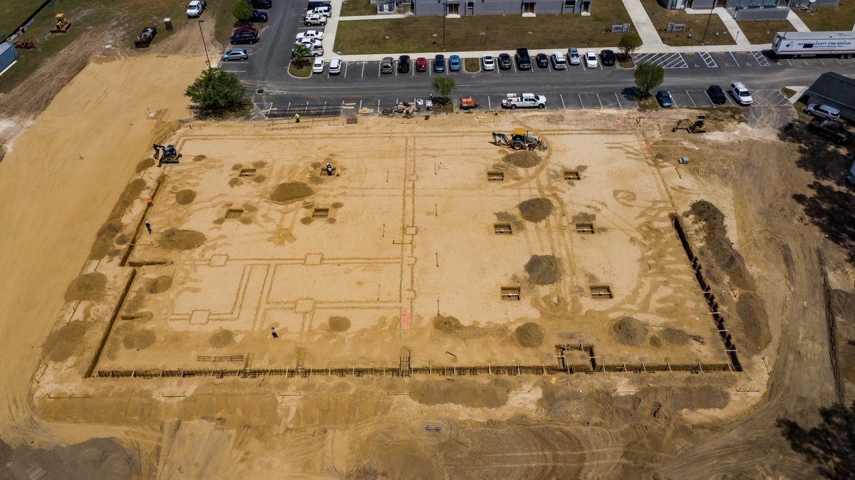 ausleyconstruct's tweet image. We are honored to be underway on a critical need project for one of our essential law enforcement and public sector entities – the Marion County Sheriff’s Office.