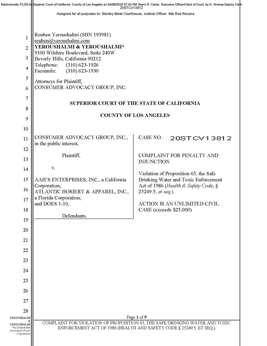 LTFL_Envl's tweet photo. Another #DEHP, a common plasticizer, #Prop65 case filed.  #CAG filed a Prop 65 action against Atlantic Hosiery &amp; Apparel for its “Metallic Fanny Pack,” which it claims contains some amount of DEHP and therefore needs a Prop 65 warning. https://t.co/BdAFlfbey6 https://t.co/wQ0SCy74ab